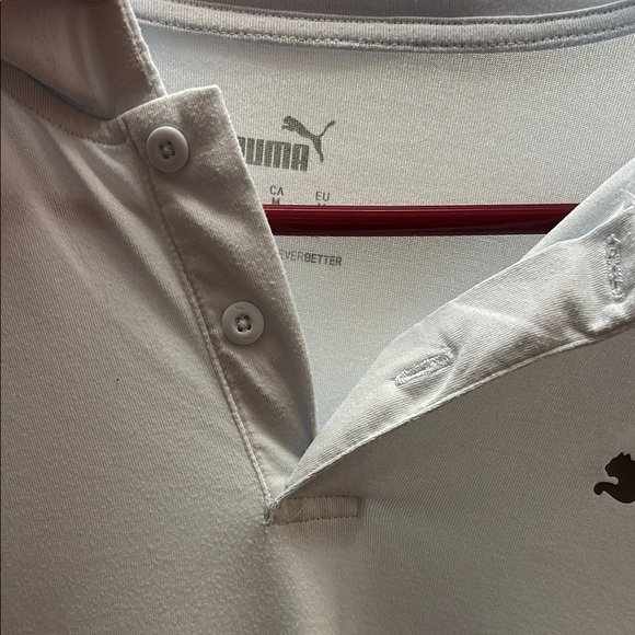 Puma Light Blue Polo Shirt Classic Design - Picture 4 of 4